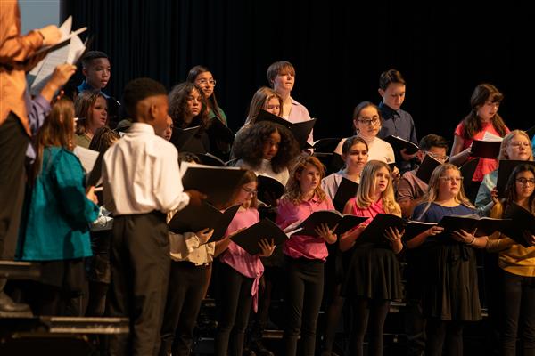2023 All County Chorus Students Performing